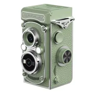 Aries RetroSnap Mini 1080P Digital Camera - Vintage Twin-Lens Style ...