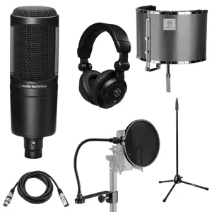 Audio-Technica AT2020 Cardioid Condenser Microphone Recording