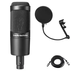 Audio-Technica AT2035 Cardioid Condenser Side-Address Mic W