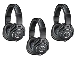 Audio-Technica 3 Pack ATH-M40x Professional Monitor Headphones
