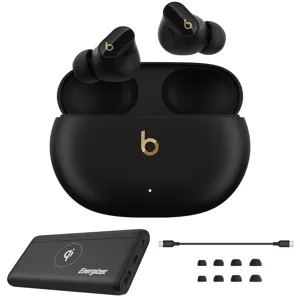 Beats by Dr. Dre Beats Studio + Buds Earbuds, Black/Gold w