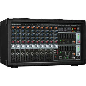 Behringer EUROPOWER PMP2000D 2000-Watt 14-Channel Powered Mixer