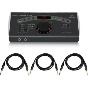 Behringer Xenyx Studio Control and Communicaton Center W/3x 6' 1/4