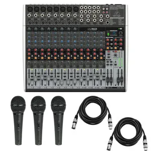 Behringer XENYX X2222USB Premium 22-Input 2/2-Bus Mixer With