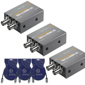 Blackmagic Design SDI to HDMI 3G Micro Converter, 3-Pack CONVCMIC