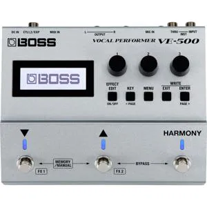 Boss VE-500 Compact Vocal Performer with Built-In Phrase Looper VE-500