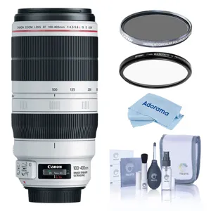 Canon EF 100-400mm f/4.5-5.6L IS II USM Lens, with Tiffen 77mm UV