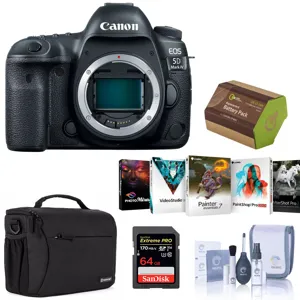 Canon EOS 5D Mark IV DSLR Body With Free Accessory Bundle 1483C002 A