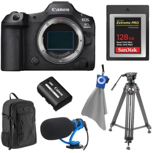 Canon EOS R5 Mark II Mirrorless Camera with Accessories Kit 6536C002 B