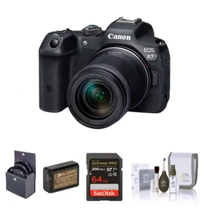 Canon EOS R7 Mirrorless Camera with 18-150mm Lens, Bundle with