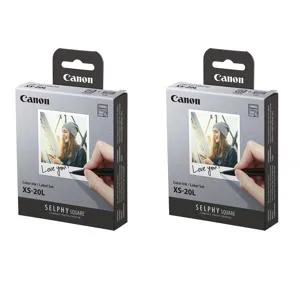 Canon 2 Pack SELPHY Color Ink/Label XS-20L Set, 20 Sheets 4119C001 2