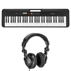 Casio CT-S200 61-Key Digital Portable Keyboard (Black) with
