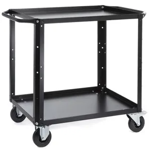 ConeCarts 2-Shelf Small Basic Cart CNC1#A0A00W01R2001
