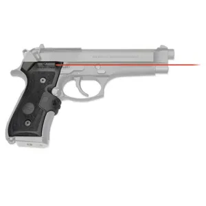 Crimson Trace Rubber Overmold Mil-Spec Weatherproof Red Lasergrip
