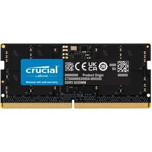 Crucial DDR5-4800 16GB (8GBx2枚) Crucial 16GB DDR5 4800MT/s CL40 SODIMM Memory Module CT16G48C40S5