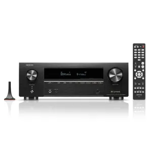 美品　DENON AVR-X1800H Denon AVR-X1800H 80W 7.2-Channel 8K Network AV Receiver with HEOS