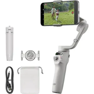 DJI Osmo Mobile 6 Smartphone Gimbal, Platinum Gray CP.OS