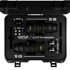 DZOFILM Catta 35-80mm and 75-135mm T2.9 Cine Lens Bundle for Sony