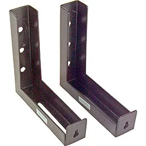 Elite Screens L-beugels – 6 Inch (15 Cm), Zwart, Set Van 2 – Voor Handmatige, Spectrum En VMAX2 Projectieschermen