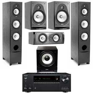 Onkyo TX-NR7100 9.2ch Receiver + 2x CF-70 Floors + CC-10 Center + CB-20 Bookshelves C8