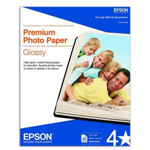 Epson Premium Glossy Photo Paper (11x14