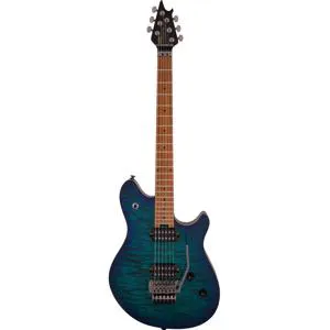 EVH Wolfgang Standard Quilt Maple Electric Guitar, Chlorine Burst