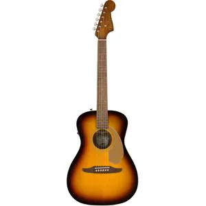 Fender Malibu Player Acoustic Electric Guitar, Walnut Fingerboard