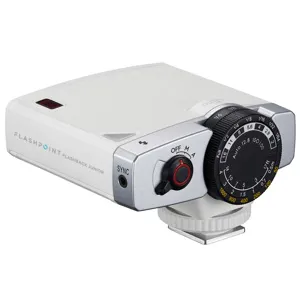 Retro Racer Flashpoint Flashpoint FlashBack Lux Junior Retro Camera Flash (White), Godox Lux ...