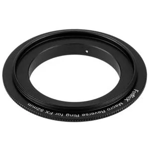 Fotodiox 52mm Filter Thread Macro Reverse Mount Adapter Ring for Fuji X ...
