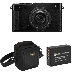 Fujifilm X-E5 Camera with XF 23mm f/2.8 R WR Lens, w/64GB Memory