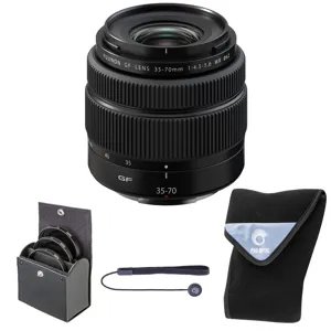 Fujifilm GF 35-70mm f/4.5-5.6 WR Lens, Black, w/62mm Filter Kit