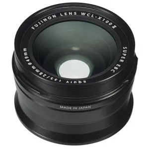 フジフイルム  WCL-X100 Amazon.com : FUJIFILM WCL-X100 II Wide Angle Lens Black - auto