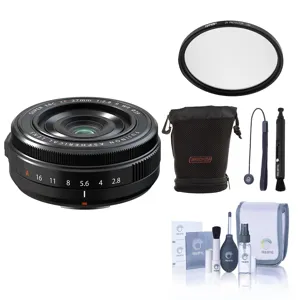 ラブラドライト Fujifilm XF 27mm f/2.8 R WR Lens, Black, Bundle with Complete Kit