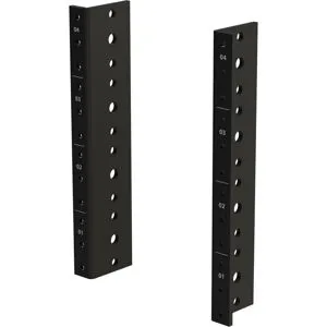 Gator Cases Rackworks Rack Rail Set for 12RU Rackmount Cases, Tapped 10 ...