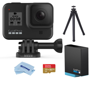 Gopro Hero8 Black W Tripod Kit W Fp Tripod 322gb Microosdhc Card