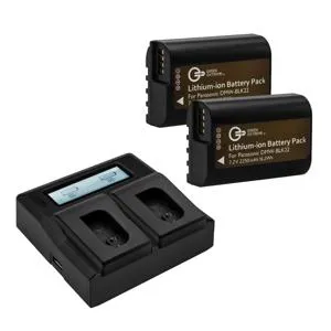 Green Extreme 2 Pack DMW-BLK22 Battery and Dual Charger Kit (7.2V