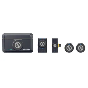 Hollyland LARK M2 Mini Combo 2-Person Wireless Mic System, Shine