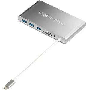 HYPER HyperDrive Ultimate 11-in-1 USB-C Hub, Space Gray GN30B-GRAY