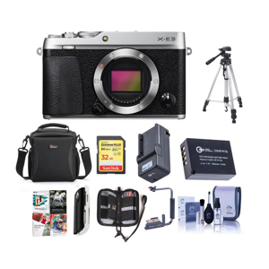Fujifilm X-E3 Mirrorless Body, Silver With Premium Accessory Fujifilm X-E3 Mirrorless Body, Silver With Premium Accessory