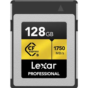 LEXAR CFexpress card 128GB Professional tybe B Silver 1000 read 600 write 