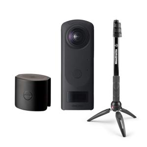 Ricoh Theta Z1 360 Degree Spherical Panorama Camera, Black W/Manfrto Mini  Tripod