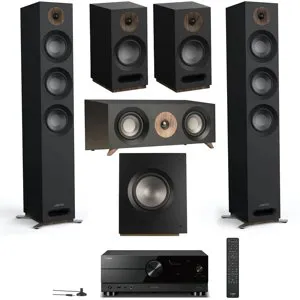 Jamo Studio 5.1 Home Theater System,w/Yamaha RX-A2AB 7.2-Channel