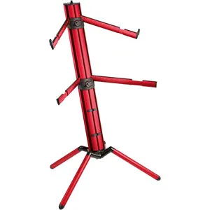 K&M 18860 Spider Pro Keyboard Stand, Red