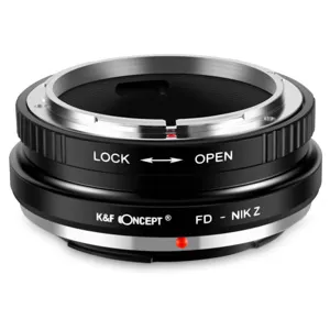 K&F Concept Canon FD Lenses to Nikon Z Lens Mount Adapter KF06.366