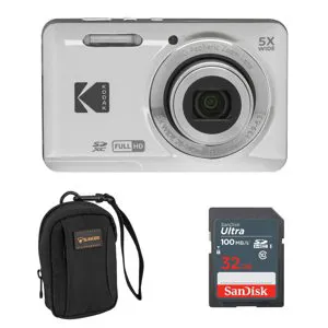 【大人気】おまけ付き KODAK PIXPRO FZ55 ブルー 新品未使用品 Kodak PIXPRO FZ55 Digital Camera (Blue) + Point & Shoot