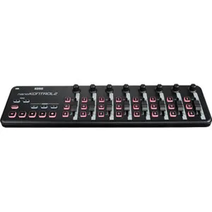 <新品>KORG nano kontrol2 ブラック MIDIコントローラー korg-nanokontrol2-midi-