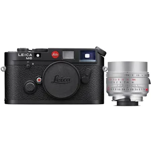 Leica M6 35mm Film Camera, Black, with 35mm f/1.4 Summilux-M Lens