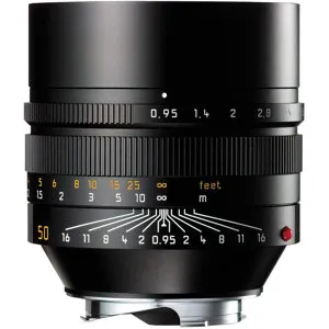 Leica 50mm f/0.95 Noctilux-M Aspherical Lens, Black 11602 - Adorama
