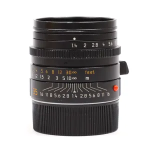 Used Leica 35mm f/1.4 Summilux-M ASPH Lens, Black, With 6