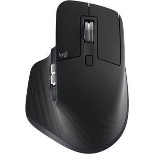 Logitech MX Master 3S Performance Ergonomic Wireless Optical Mouse with Ultrafast Scrolling (910-006556) (Black)
